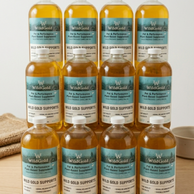 Wild Gold Camelina Oils for Pets - 32 oz (12 Count)