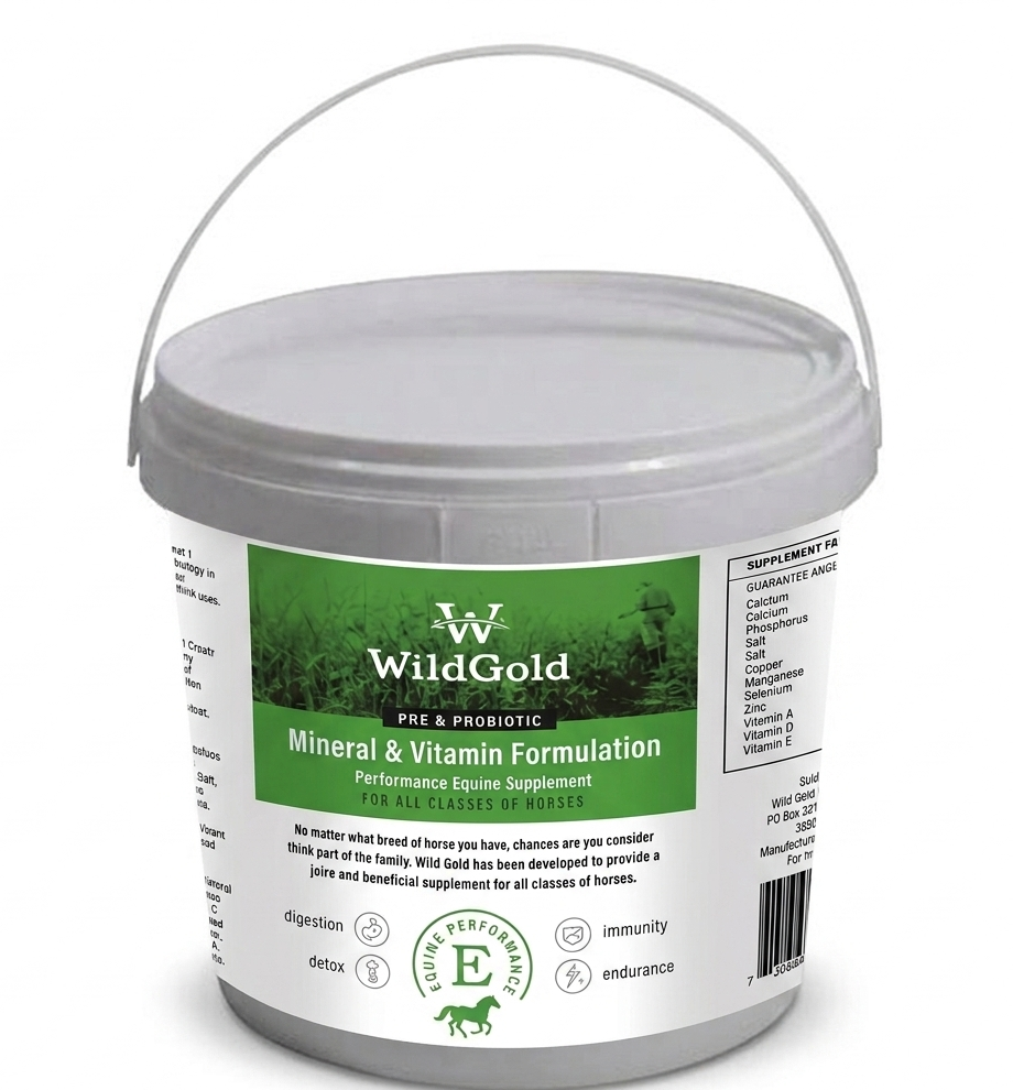 Wild Gold Mineral & Vitamins w/ Pre & Probiotics - 5 lbs